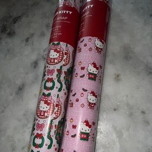 Hello Kitty Christmas Wrapping Paper in Pink